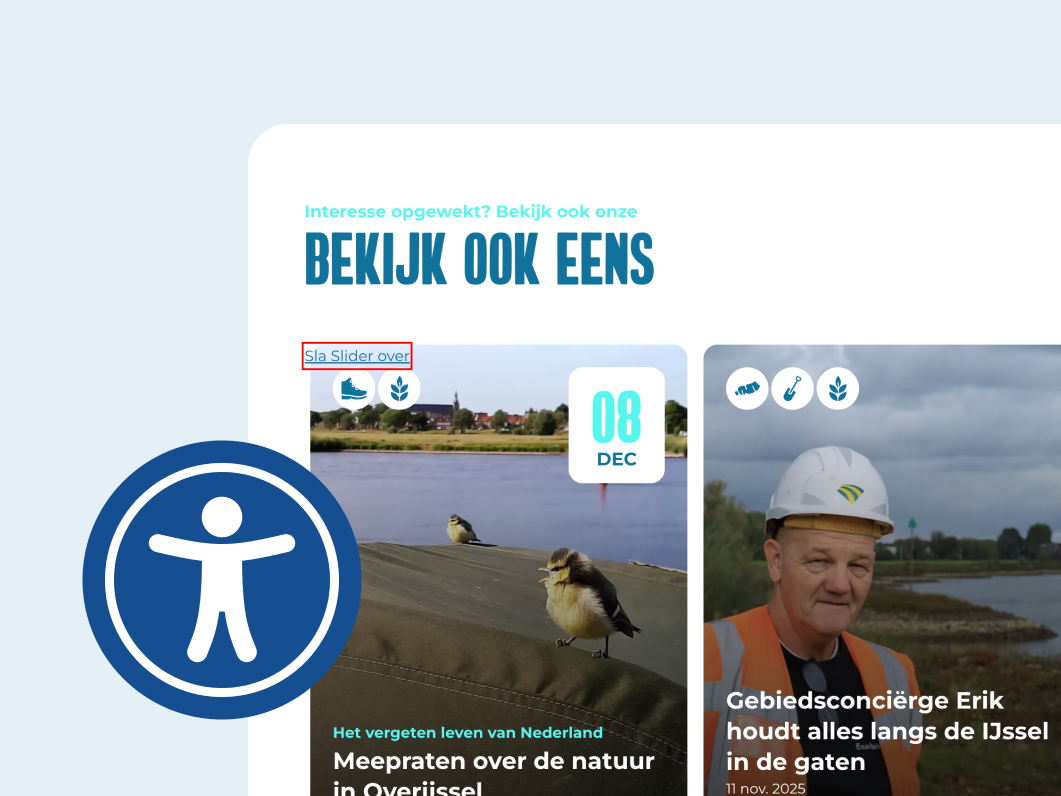 Drempelvrij webdesign zwolle voorbeeld